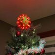 20201209_172214CROP_Medium.jpg Free STL file Coronavirus Tree Topper・3D printer design to download
