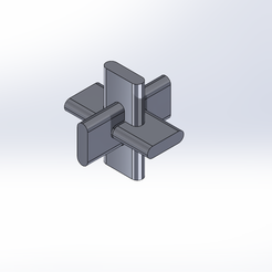 Croix-Du-Menuisier.png STL file Carpenter's cross puzzle・Template to download and 3D print