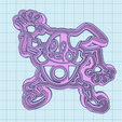 122-Mr.-Mime.png Pokemon: Mr. Mime Cookie Cutter