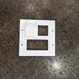 PXL_20230419_013024161.jpg Free STL file Decora Double Gang Switch Plate Cove with Door・3D printer model to download