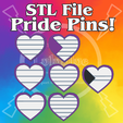 Pride-Pins-STL.png Printable Pride Pins!