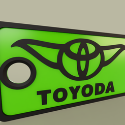StarWars_-_YODA_-_Toyoda_2019-May-16_05-47-16PM-000_CustomizedView15961531806.png Archivo STL gratis StarWars - YODA - Toyoda - Llavero・Modelo de impresión 3D para descargar, yb__magiic