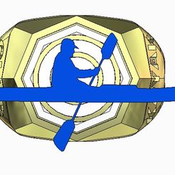 " ne PS Fichier OBJ gratuit BAGUE KAYAK・Design imprimable en 3D à télécharger