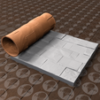 Sandstone_Blocks_Side.png Sandstone Blocks: Thin Texture Roller (Low Resin Cost) – NAME – 4.5 Inches Tall