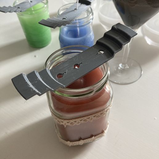 Candle wire support 3D model