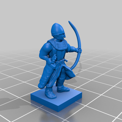 Medieval_Feudal_Bowman_S.png Fichier 3D gratuit Moyen Âge - Milice féodale générique・Plan à télécharger et à imprimer en 3D