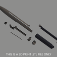 Mandalorian-Vibroknife-Exploded-Watermarked.png Mandalorian Cosplay Accessory Pack - 3D Print .STL File