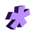 ASTERISCO.stl STL file Letters and Numbers Indiana Jones Letters and Numbers | Logo・Model to download and 3D print