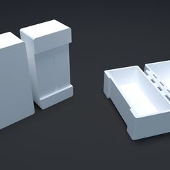 Image.jpg STL file Latched PIP Storage Box Rugged Container・3D printable model to download