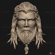 02.jpg Thor Head - Chris Hemsworth - Avenger - Endgame 3D print model