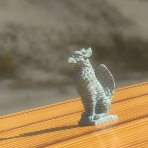 STL file gargoyle faucet keychain・3D printing design to download・Cults