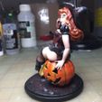 IMG_8608a.jpg Witch Pinup - Pumpkin 3D print model