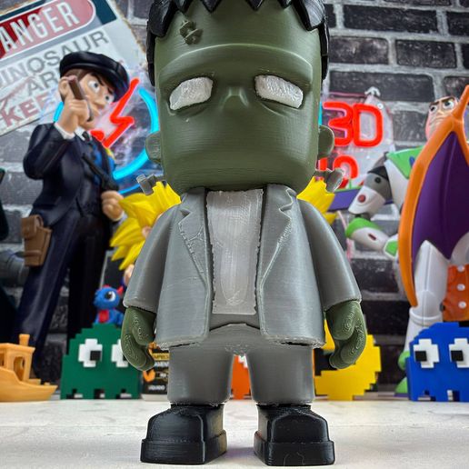 Creepy Franky Halloween Designer Toy STL – Character Figurine