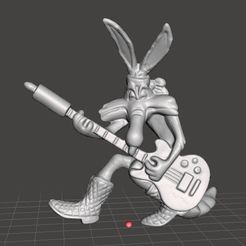 looneytoonsrockbandwileecoyote1.jpg STL-Datei LOONEY TUNES ROCK BAND WILE E. COYOTE PROMOTIONAL FIGURE 90S PVC・Design für den 3D-Druck zum Herunterladen