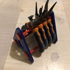 6D7135D3-8F59-4673-A0BF-0B1AEDFC0CEF.jpeg Modular rack nippers pliers tools holder stand - porte outils pinces modulable