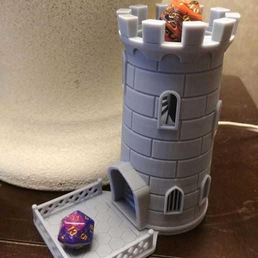 Dice Tower sized for resin printers