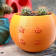 Maceta-Dragon-Ball-Cactus.png Dragon Ball 4 star sphere planter / Macetero Esfera de 4 estrellas de Dragon Ball