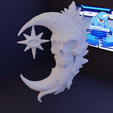 untitled.png Moon and Skull with Mystic Star