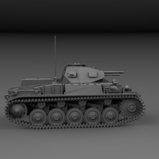 Panzer II Ausf. C - The Blitzkrieg Scout - Model STL Premium