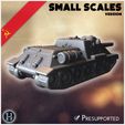 6.jpg Canon d'assaut SU-122M (version réduite) - Armée soviétique WW2 Second Monde Front de l'Est Ostfront RPG Mini Hobby