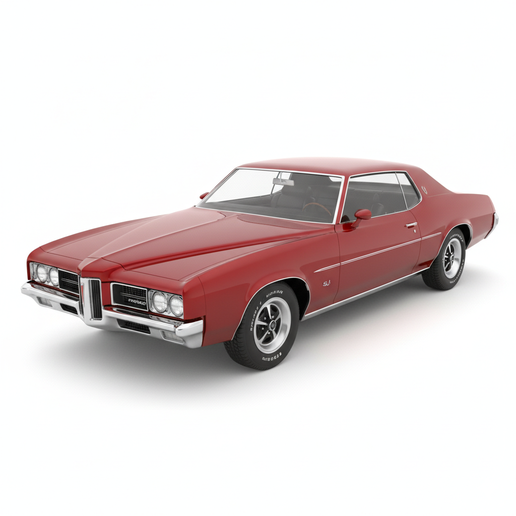 Pontiac Grand Prix SJ hypercar, car model, drift car, sports car, SUV, classic car, vehicle, car 3D, supercar, pickup, vintage car, JDM, garage, diorama, automobile, race car, car STL, truck, muscle car, car