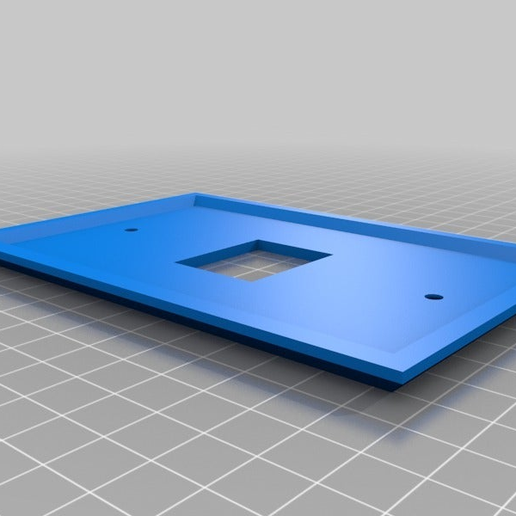 Anderson Power Pole Plate 1 Holes - 3D model önizlemesi