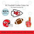 Etsy-Listing-Template-STL.png Kansas Football Cookie Cutter Set | STL File