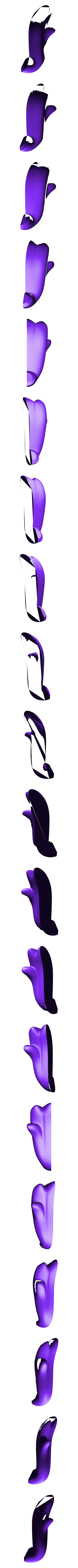 ponytail_right.stl Принцесса Пич из игр про Марио - разноцветный