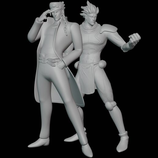 Jotaro.png Jotaro / Star Platinum Jojo Figures