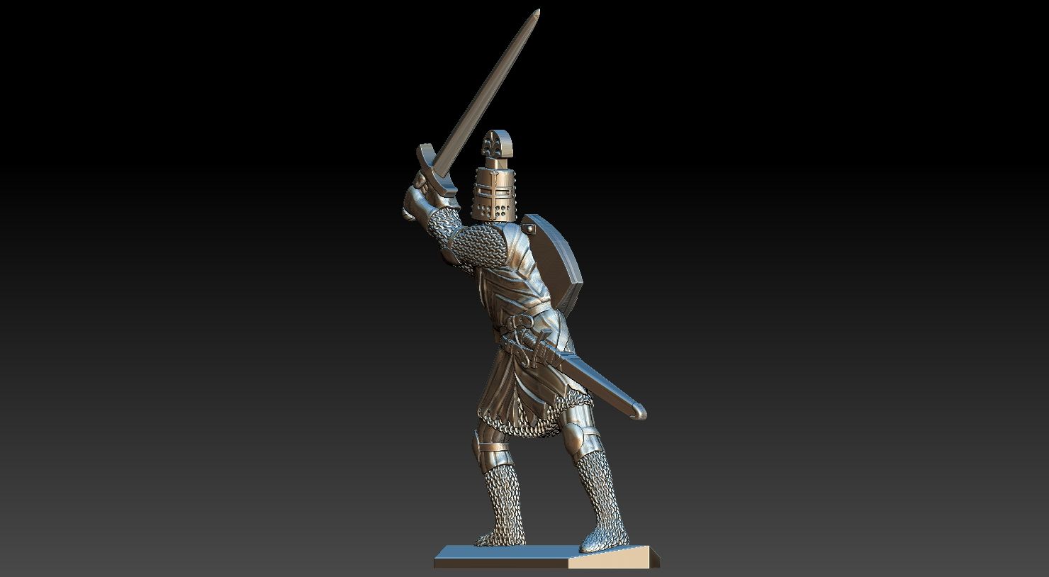 STL file knight 1・Template to download and 3D print・Cults