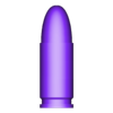 9mmammunition.stl 9mm Parabellum Cartridge – 1:1 Scale