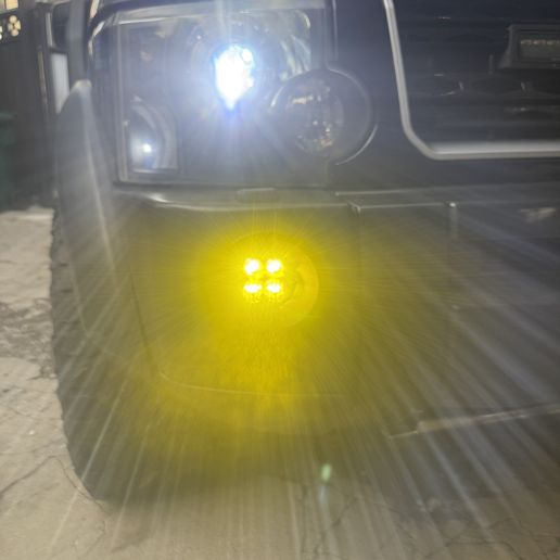 Land Rover LR3 / LR4 / L320 Fog Light Mounts (for Baja Designs Squadron)