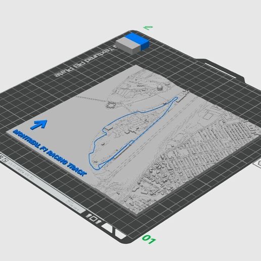 MONTREAL-QUEBEC-F1-RACING-TRACK-3.jpg Mapa topográfico imprimible en 3D del Circuito Gilles Villeneuve - Circuito de F1 de Montreal