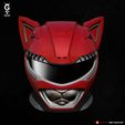 CatHelmet-RedRanger-Cat-04.jpg RED RANGER CAT - Helmet