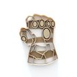 DSC04914.JPG cookie cutter Avengers guantelete thanos gauntlet cortante de galletas