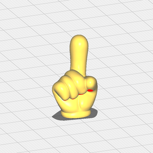 Cartoon Hand Pointer・Free STL File for 3D printing・Cults