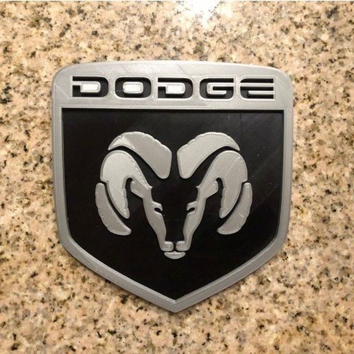 99477f774e6655f7b7d57a26a73a6378_preview_featured.jpg Download free STL file Dodge Ram Logo Sign • 3D printing object, MeesterEduard