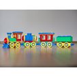 1.jpg STL file Toy train construction set - whole train combo・Model to download and 3D print