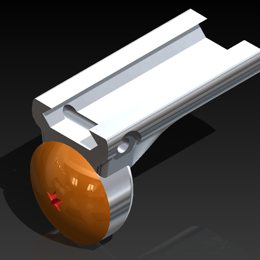 1 Star Dragon Ball Hand Stop 3D model