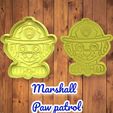 PhotoRoom_20210223_93805-a.m.jpg Marshall Paw Patrol cookie cutter / Cortador de galleta de Marshall