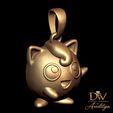 2.jpg Jigglypuff Pokemon Pendant