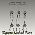 Skeleton_Spearmen_Front.png Egyptian Undead Army Bundle - Core Infantry
