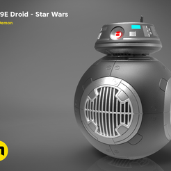 BB-9E-Color.1.png -Datei BB-9E Droide - Star Wars herunterladen • Design zum 3D-Drucken, 3D-mon