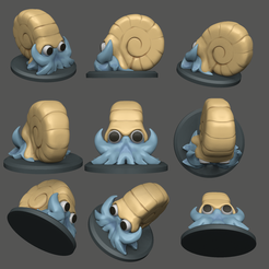 Omanyte0.png STL file Omanyte Pokemon・3D printable model to download, Willerson