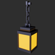 Minecraft_Lantern-1.png Buildable Minecraft Lantern  with twist of bottom