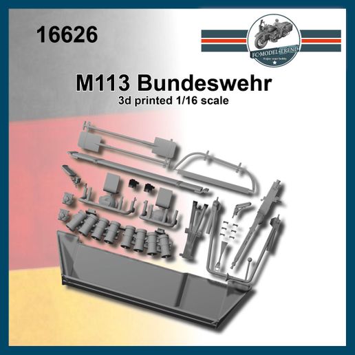 16626 M113 Bundeswehr 1/16 scale conversion.