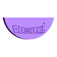 BASE_DRAGON_BALL_LOGO.STL Archivo STL gratis lampara 3D ilusion noche・Objeto para impresora 3D para descargar