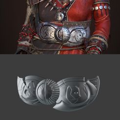 111.jpg 3D file Dead by Daylight I The Huntress Anna I Baba yaga cosplay・Model to download and 3D print