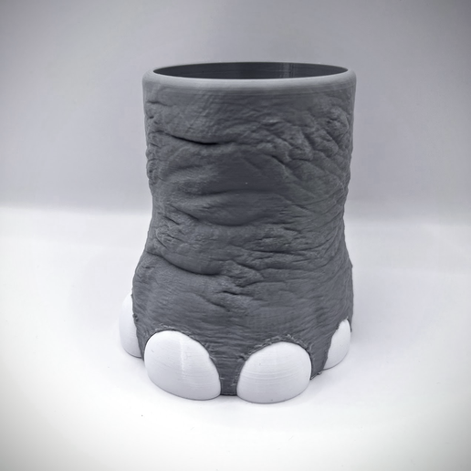 x1.png Держатель для карандашей и плантатор в виде слоновьей ноги