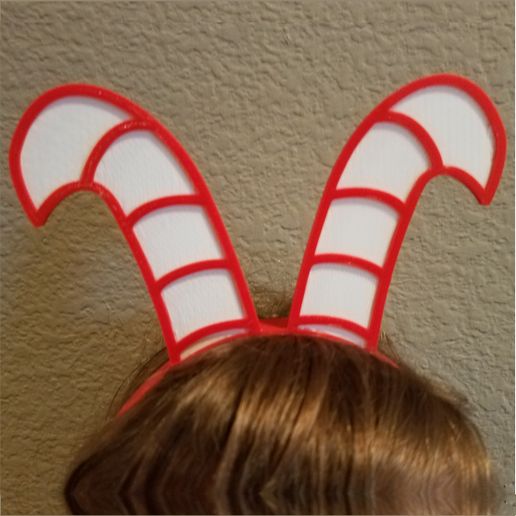 Candy Cane Billy Goats Image Square.jpg Serre-tête en forme de canne à sucre
